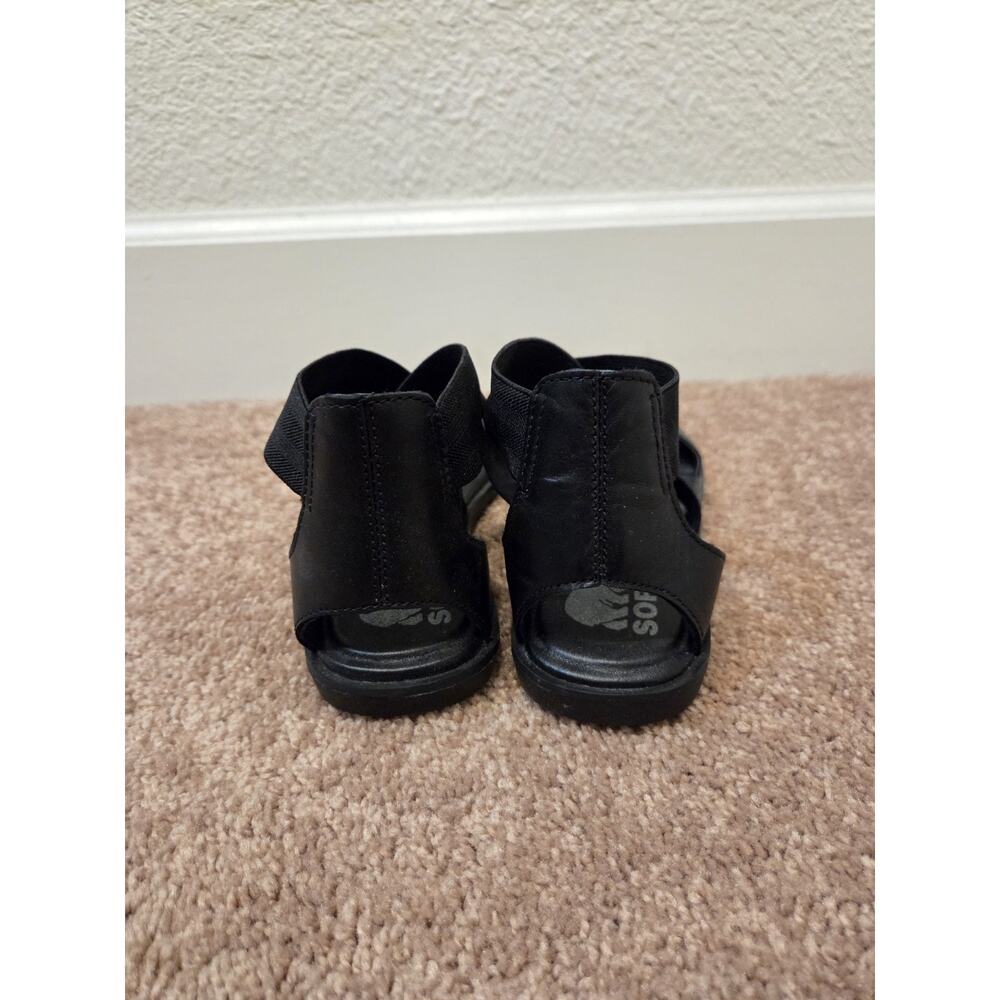 Sorel Black Strappy Flat Sandals. Size 8.5 - Picture 5 of 9
